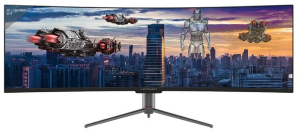 Monitor 49'' LC-Power LC-M49-DQHD-120-C-Q QLED VA 5120x1440/120Hz/6ms/2xHDMI/2xDP