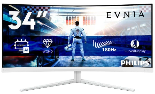 Monitor 34" Philips 34M2C5501A/00 FastVA 3440x1440/180Hz/1ms/2xHDMI/DP/USB/zvucn