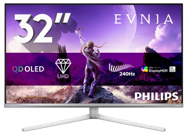 Monitor 32" Philips 32M2N8900/00 QD-OLED 3840x2160/240Hz/0,03ms/2xHDMI/DP/USB-C