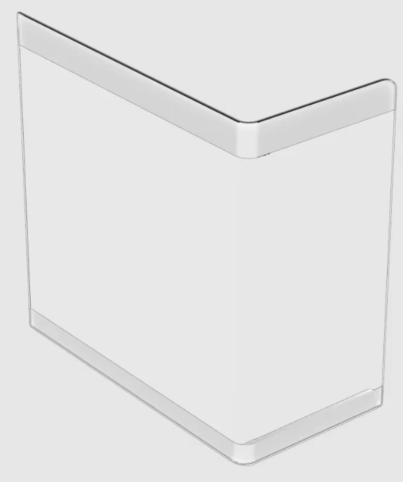 Corsair FRAME 4500X Replacement Glass Panel, Front/Left, Black CC-8901050