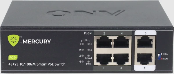 LAN Switch Mercury H1064PL PoE 10/100Mbps