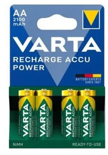 Baterija Ni-MH Varta AA 2100mAh 4x HR6-4-2100-VA