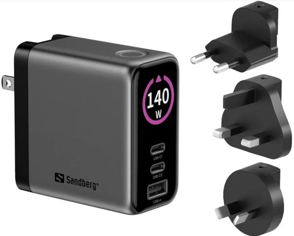 Sandberg Travel Charger PD140W Display 441-72