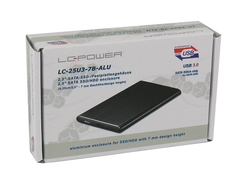 HDD Rack LC Power 2.5'' LC-25U3-7B-ALU USB3.0