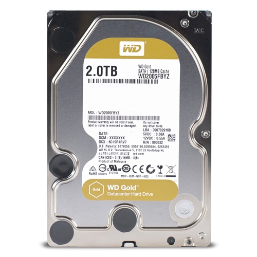 HDD WD 2TB 7200rpm 128MB WD2005FBYZ Gold